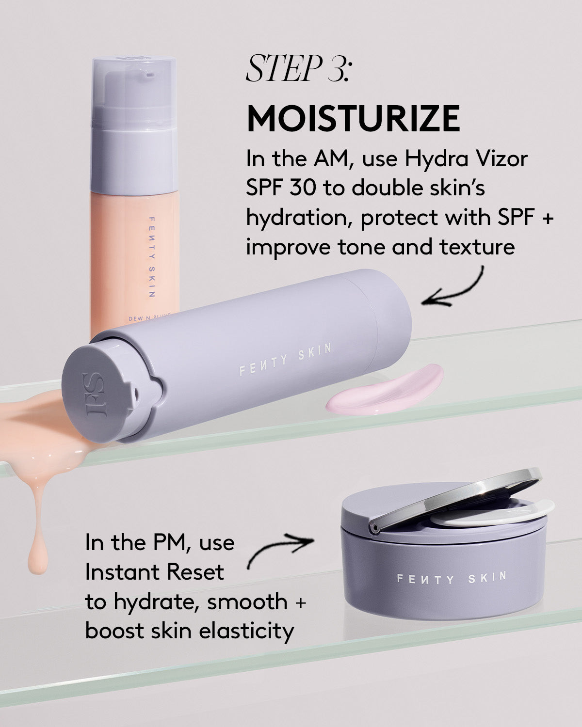 Dew N Plump Trio: Dew N Plump Face Mist, Serum + Slushie Mask