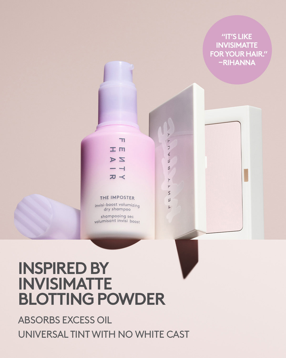 Oil Control Duo: Invisimatte Instant Setting + Blotting Powder And The Imposter Invisi-boost Volumizing Dry Shampoo